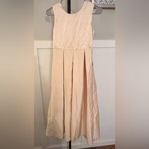 Elegant Cream Kids Formal Dress